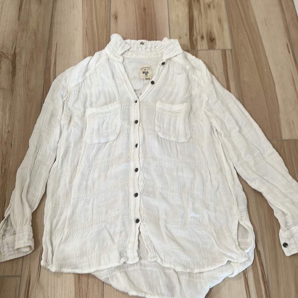 Billabong Long Sleeve Button Up - Size S